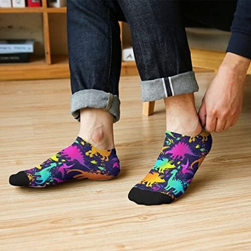 DXSE Vintage Socks de corte baixo Men tornozelo para meias femininas meias de tornozelo de tornozelo de tornozelo engraçado para menina