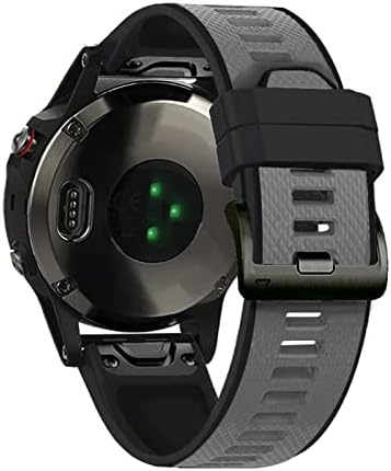Puryn 26 22mm Sport Silicone Watch Bandrap Wristrap for Garmin Fenix ​​6x 6 6s Pro 5x 5 mais 3 3HR D2 MK2 Easy
