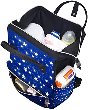 Estrelas brilhantes Backpack Backpack Backpack Baby Baby Napping Sacos Multi -Função Bolsa de Viagem