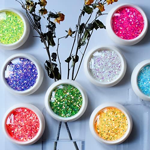 Corpo glitter wenida 8 cores iridescent ultra brp sparkle opal robusta glitter cosmético Festival de maquiagem em pó para unha