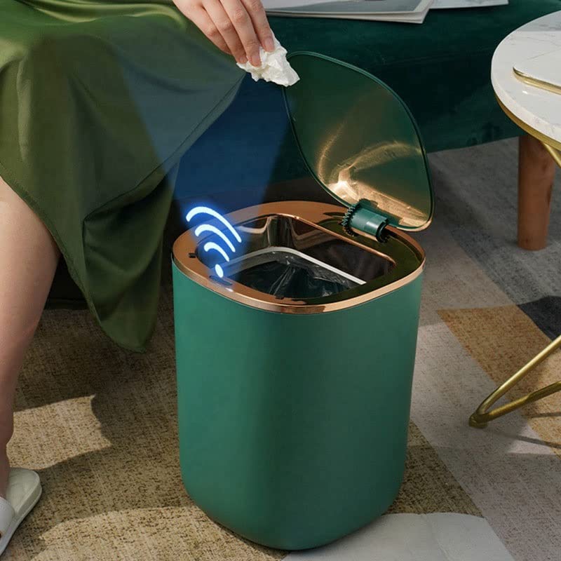 Chunyu Smart Sensor Lixo Bin Cozinha Banheiro Lixo do banheiro pode indução automática lixo à prova d'água com