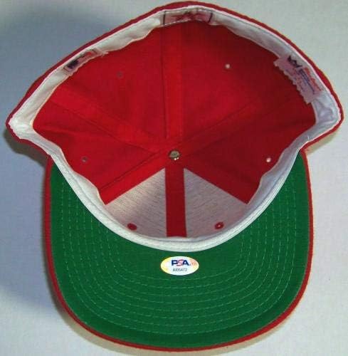 Joe Morgan Johnny Bench Pete Rose Big Red Machine assinada Baseball Cap Hat PSA! - Chapéus MLB autografados