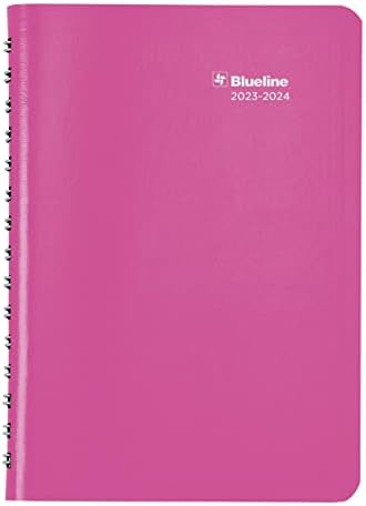 Blueline Essential Academic Weekly/Monthly Planner, 13 meses, julho de 2023 a julho de 2024, encadernação