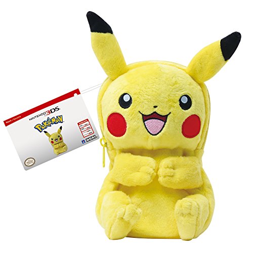 Bolsa de pelúcia Hori Pikachu para o novo Nintendo 3DS XL licenciado oficialmente pela Nintendo & Pokemon - Nintendo