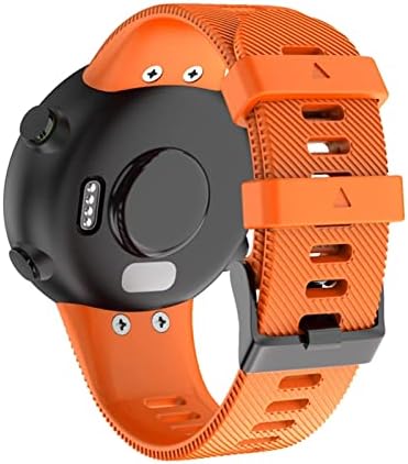 Houcy 18mm 20mm Soft Silicone Smart Watch Band para Garmin Forerunner 45 Watch Sport Sport Strap for Garmin Forerunner 45s Smart Watch