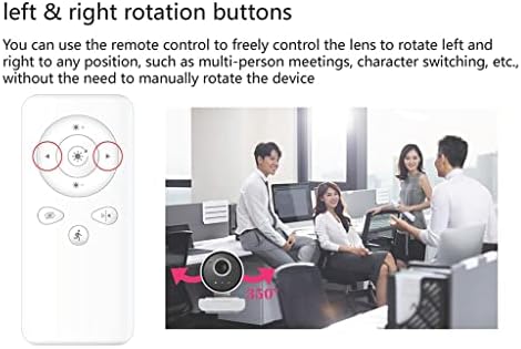 Câmera USB Smart Smart WGHJK com controle remoto HD 1080p para PC Computer Laptop Video Webcam com microfone