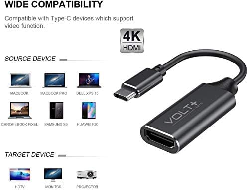 Kit USB-C 4K HDMI Compatível com o Honor Play 30 Plus Adaptador profissional com 2160p de 2160p digital,