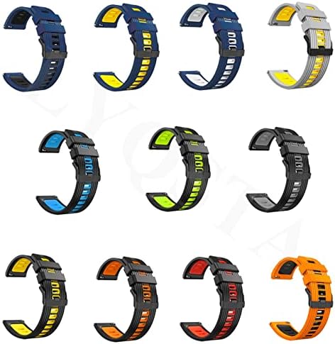Tiras de pulseira de pulseira HKTS 22mm para Garmin Venu 2/Vivoactive 4 Smartwatch Silicone Watchband Forerunner 745/Fenix ​​Chronos Correia