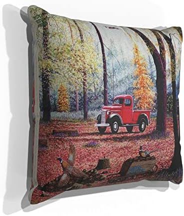 Huber Firewood Canvas Jogue travesseiro para sofá ou sofá em casa e escritório de desenho e pintura