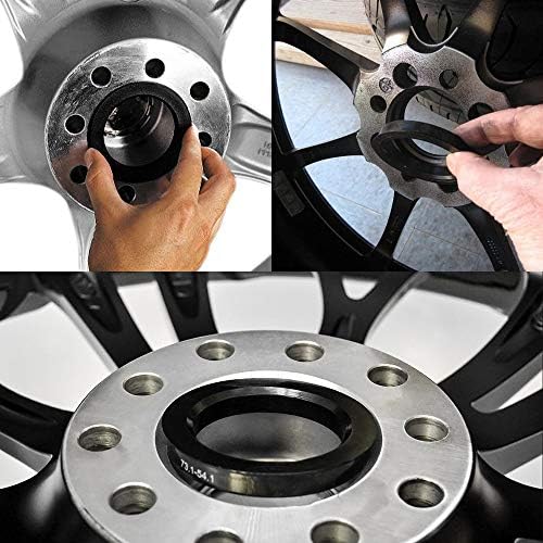 Conjunto de anel centrado no hub de 72,62 mm de furo de roda od a 67,06mm ID do cubo compatível com picape Toyota 2WD