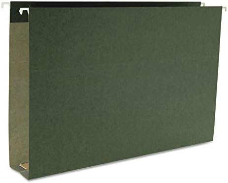 Smead 64359 Caixa de duas polegadas Capacidade Pastas de arquivo penduradas Green 25/caixa
