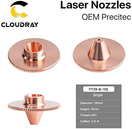 Bicos de laser de Cloudray Sombrero para a cabeça de fibra de fibra Precitec 1064m
