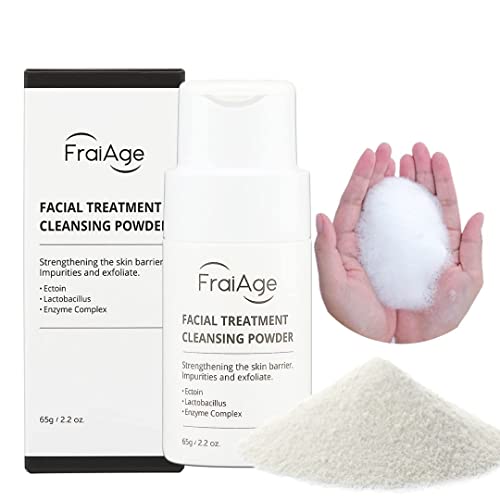 Tratamento facial de Fraiage, pó de limpeza, lavagem de face enzimático em pó e limpador de probióticos,