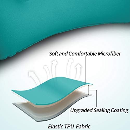 BETUS PROFRILHO DE VIAGEM DE CAMPING BETUS - Compressível, compacto, confortável e ergonômico travesseiro