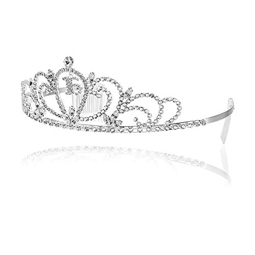 Samky Rhinestone Crystal Birthday Tiara Crown 15/16/18/21/30/40/50/60/70/80th - 60th T1170