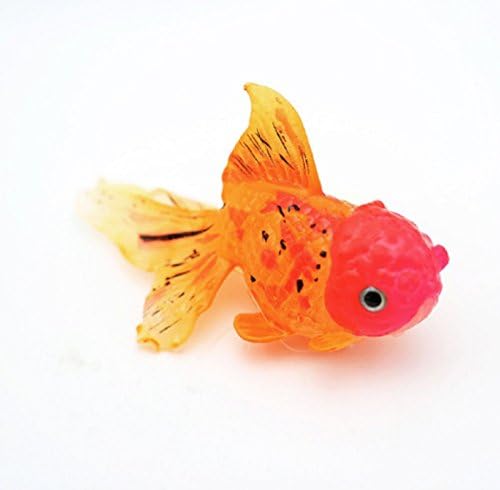 Item quente! Decoração Decoração de aquário de peixe dourado decoração artificial Efeito brilho do tanque