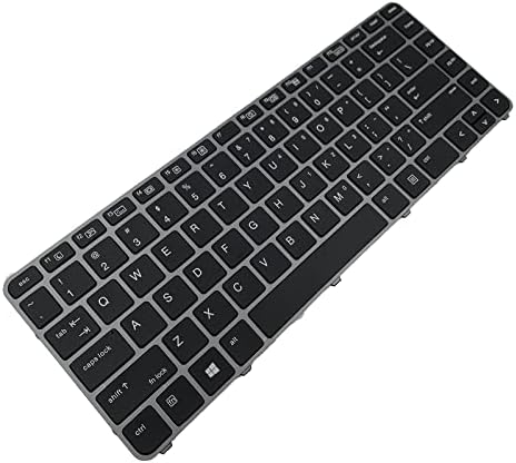 Layout dos EUA para substituição do laptop Tiugochr com teclado de luz de fundo para HP Elitebook