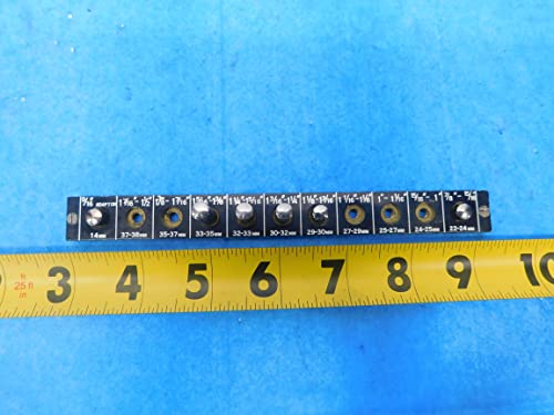 Dial incompleto Bore Bore Point Set Shader Tamanho em torno da métrica 10 - NÃO, 24 ou 32 - JH2089AR1