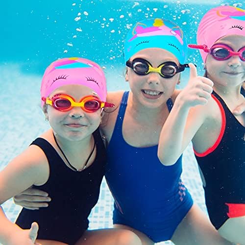 2 PCs Crianças Banta de natação de tampa de silicone para meninos meninas cobrem as orelhas da tampa de banho