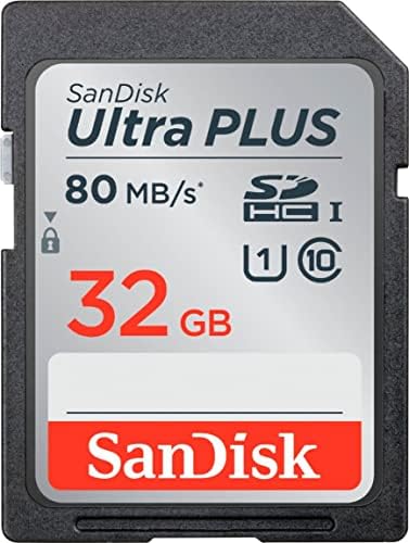 San Disk Ultra Plus SDHC UHS - I CARTA 32 GB VELOCIDADE até 80 MB/S 533X