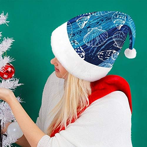 Chapéu de Papai Noel de Natal, Conch chapéu de férias de natal para adultos, UNissex Comfort Hats
