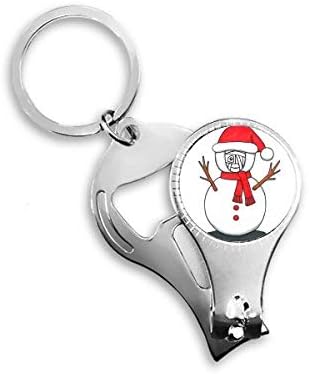 Christmas Snowman Horus Sconef Branch unha Nipper anel de chave Chain Bottle Abridor de garrafa Clipper