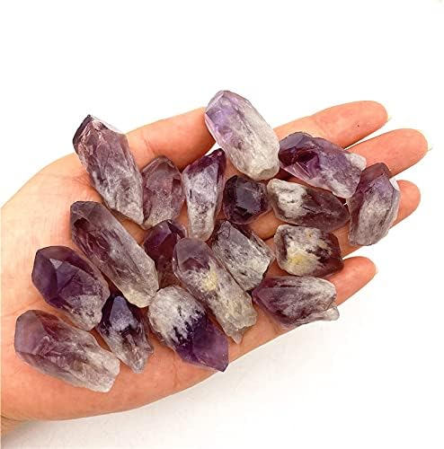 Binnanfang AC216 50G cluster de ametista natural de rocha áspera de rocha de cristal de cristal cru de gemal