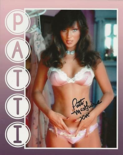 Modelo de Patti McGuire Real Mão assinada Foto 2 CoA novembro de 1977 Playboy Playmate