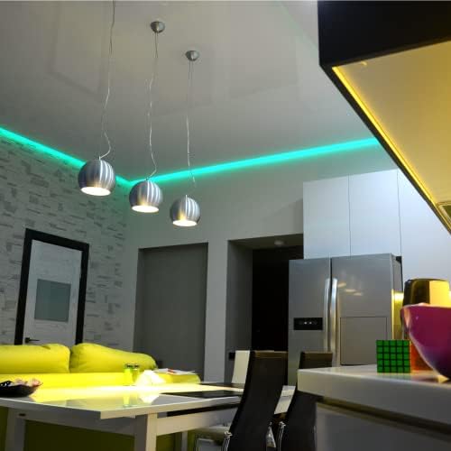 Luzes de tira LED de Shinestar para o quarto 32 pés, controle remoto, luzes de quarto coloridas RGBW para