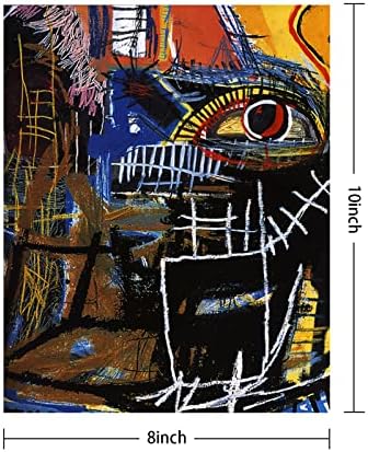 Posters de arte de parede de poster de Basquiat Poster Goipwss Jean Michel Basquiat Wall Art Artista famoso