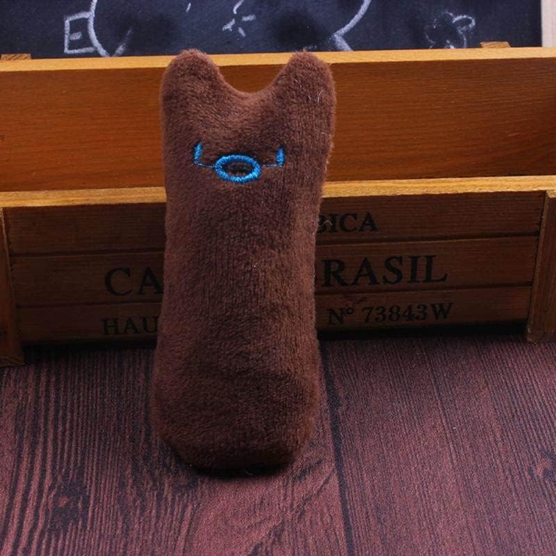 PULABO 5 CORES DE DENTES Grindo o brinquedo Catnip Funny Intrestiável Cat Toy Toy Toy Kitten Chewing Vocal
