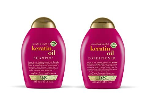 OGX Anti-Breakage Keratin Oil Shampoo e Condicionador