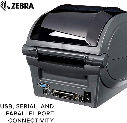 Zebra GX420T Térmica Transferência de Transferência de Desktop Print Largura de 4 na conectividade da porta