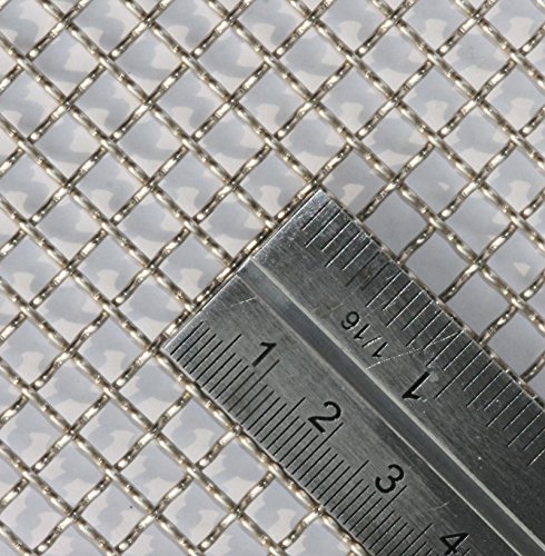 Grade de malha de corte de diamante - contagem de malha: 4 malha, dimensões: 16cm x 150cm - por inóxia