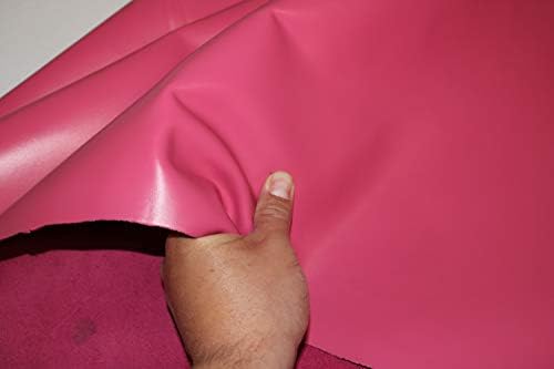 Couro de couro rosa genuíno de couro genuíno ligeiramente firme 7 a 9 pés quadrados / 3 oz - 3,5 oz
