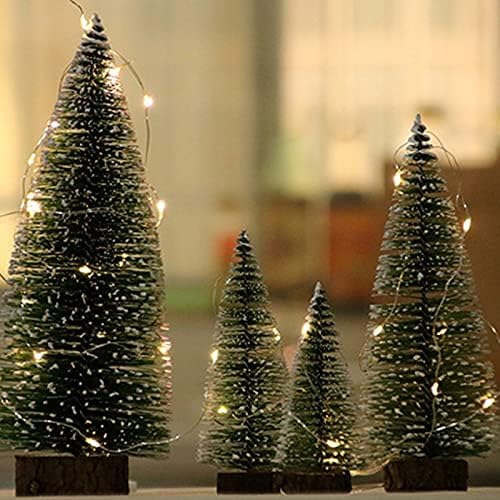 XIOS 2022 Decorações de Natal Janela Mini Desktop Desktop Table Tree Small Gifts Cedar Christmas Tree