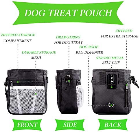 Kit de treinamento para cães Stmk, bolsa de tratamento para cães, treinar para cachorros bolsa de tratamento,