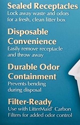Littermaid descartável/lixo selável receptáculos, 18 acusações