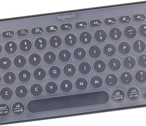Projeto de capa do teclado para teclado Bluetooth de vários dispositivos Logitech K380, Teclado de silicone à