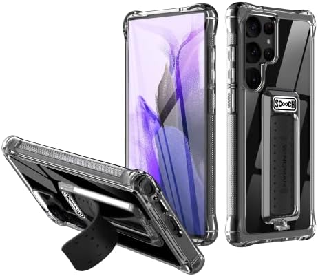 Scooch Samsung Galaxy S23 Ultra Caso com Stand [Wingman] Com cobertura de US $ 100, 5 em 1 Samsung Galaxy
