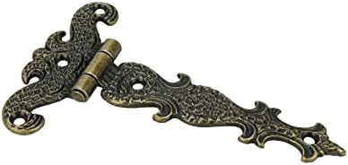 FAOTUP 8PCS Bronze de liga de zinco 4,44 × 2,72 polegadas Decoris de porta de tira decorativa-T,