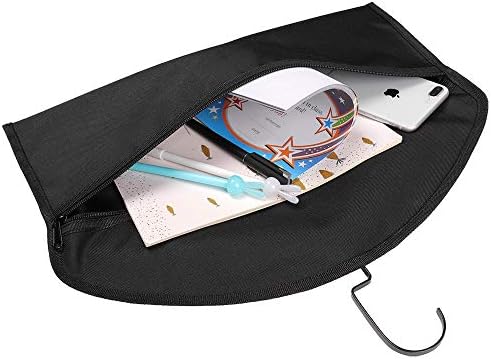 2PCS Diversão de cabide segura e impermeável bolso oculto seguro, se encaixa em roupas penduradas com bolso para esconder objetos de valor para casa ou viajar