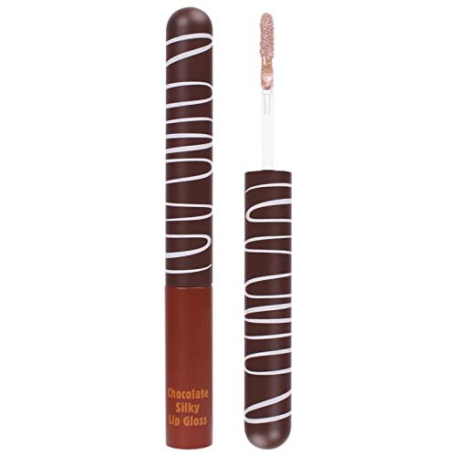 Xiahium Lip Base Chocolate Lip Glaze Hidratante Hidratante Durando Hidratante Não pegajoso Efeito de Maquiagem da Luz de Luz de Água Feminina 5,5ml Glosses Lips