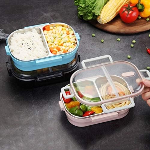 Lancheira para lancheira portátil para crianças escolar a aço inoxidável cozinha cozinha de alimentos à prova de vazamentos Caixa de comida