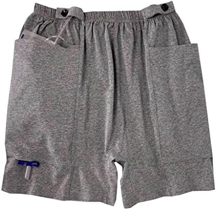 Cuidados com incontinência urinária shorts de algodão com bolso para mulheres idosas e homens roupas de cuidados