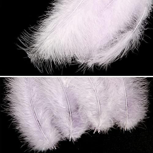 THARAHT 100pcs Fluffy Turkey Marabou Feathers 4-6 polegadas para artesanato Decoração de Dream Decoração