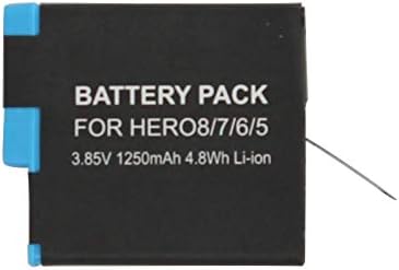 AHDBT -801 Substituição de bateria e carregador para a câmera GoPro Hero 8 HD Black - Compatível com