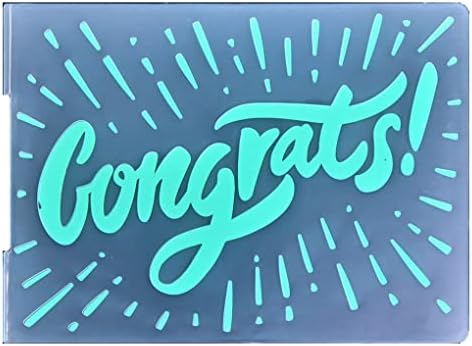 Ddoujoy Sunshine feliz aniversário obrigado parabéns Olá pastas de relevo de plástico para fazer cartões