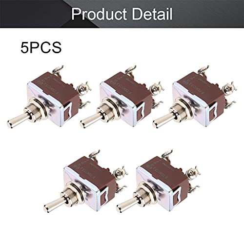 FILECT 5 PACK 4PIN ROGHER DE DIREITO PESADO CUNCHER DO RODO 250V 20A DPST 4 PIN ON/OFF SUGHT ROGHER CHANGER