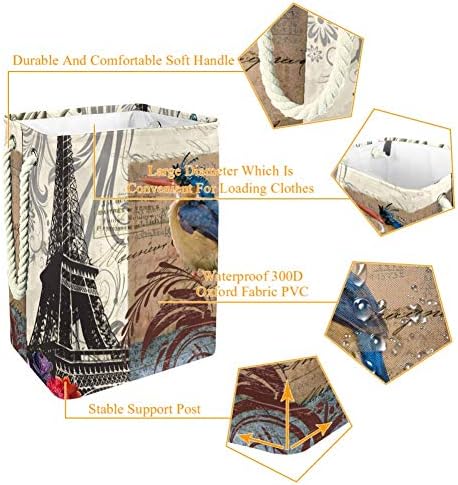 Bird Unicey com Paris Eiffel Tower Laundry Horty Horty Cosce